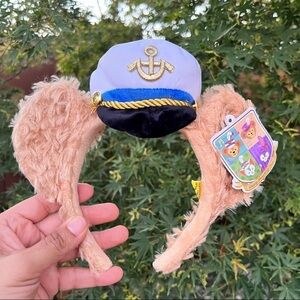 Disney Duffy and Friends Bear Captain Marine Ears Headband